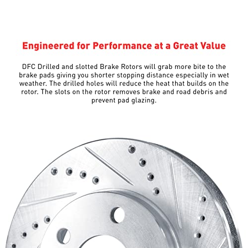 2017-2024 Alfa Romeo Giulia/Stelvio Front Brake Pads and Rotors Kit